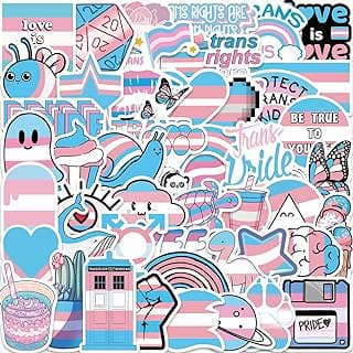 Image of Transgender Pride Stickers Pack by the company Uaitodee.
