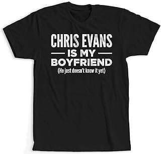 Image of Black Chris Evans T-Shirt by the company UmaAura.