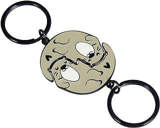 Image of Otter Couple Keychains by the company Unilirace Shop.