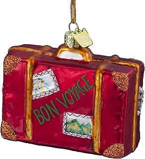 Image of Travel Suitcase Christmas Ornament by the company UNIVERSAL CHRISTMAS.