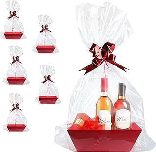 Image of Empty Red Gift Baskets Set by the company Upper Midland Products.
