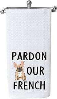 Image of French Bulldog Kitchen Towel by the company US-WCGXKO.
