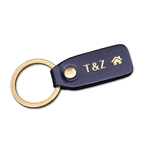 Image of Monogrammed keychain by the company Vagalame.