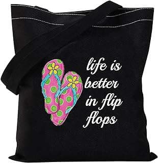 Image of Beach Tote Bag Flip Flops by the company VAMSII.