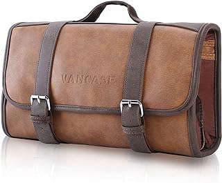 Image of Men's Leather Toiletry Bag by the company Vancase.