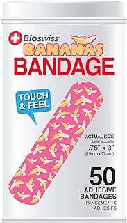 Image of Banana Print Bandages by the company Verified Wellness.