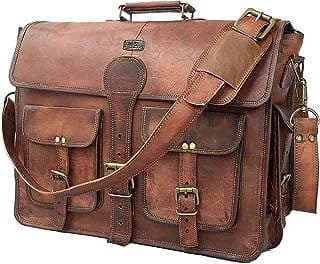 Image of Vintage Leather Messenger Bag by the company VINTAGE COUTURE.