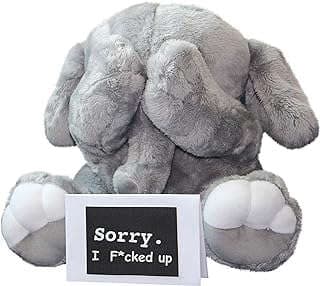 Image of Stuffed Baby Elephant Plush by the company VintageTrade.