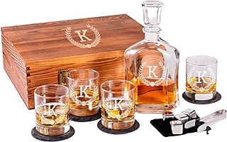 Image of Engraved Whiskey Decanter Set by the company Virtue Brands Co.