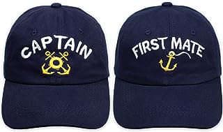 Image of Captain and First Mate Hats by the company Wall2Wall Imports.