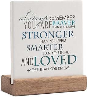 Image of Inspirational Quotes Desk Plaque by the company Wednesday Store.