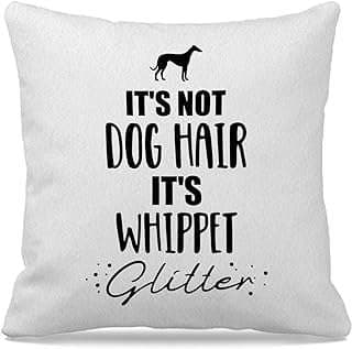 Image of Whippet Glitter Throw Pillow Cover by the company WENYUY.
