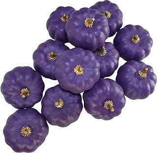 Image of Artificial Purple Pumpkins Decor by the company Winlyn.