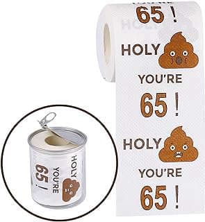 Image of Funny 65th Birthday Toilet Paper by the company Winoo Design.