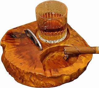 Image of Cigar Ashtray with Glass Holder by the company Woho.