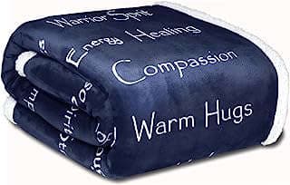 Image of Compassion Blanket Navy Blue by the company Wolf Creek Blanket.