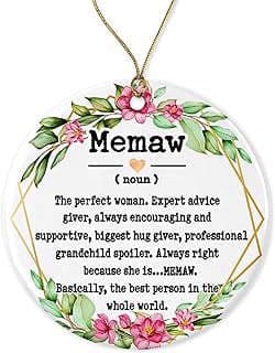 Image of Memaw Definition Christmas Ornament by the company WolfeDesignPDD.