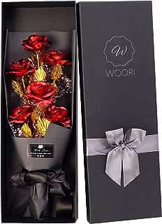 Image of Gold Plated Rose Bouquet by the company WooRi The Best Gift.