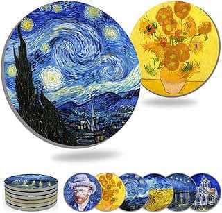 Image of Van Gogh Art Coasters Set by the company WOW DING.