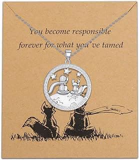 Image of Little Prince Quote Necklace by the company WuSuaned.