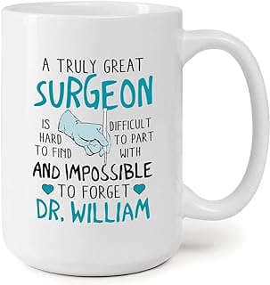Image of Personalized Surgeon Name Mug by the company Yanria.