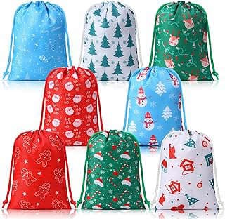 Image of Christmas Drawstring Gift Bags by the company Yanyaawy.
