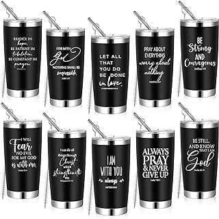 Image of Christian Bible Verse Tumblers by the company Yeelon.