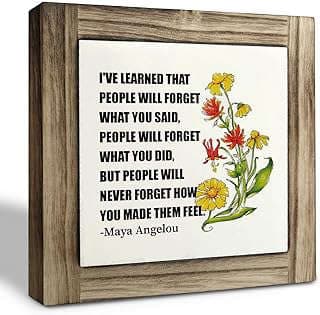 Image of Inspirational Quote Wood Plaque by the company YEILS.