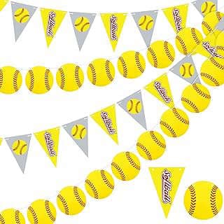 Image of Softball Party Decorations Set by the company Yetmee.