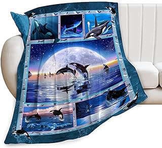 Image of Whale Themed Throw Blanket by the company YGQart.