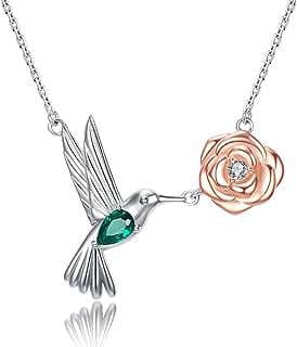 Image of Silver Hummingbird Necklace by the company Yijia Trading Co.,Ltd.