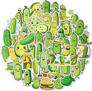 Image of Pickle Vinyl Waterproof Stickers by the company Yiwanlai.