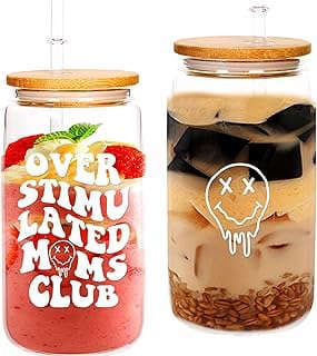 Image of Glass Jar Iced Coffee Cup by the company YKCSHOP.