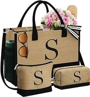 Image of Personalized Jute Tote Bag Set by the company YOOLIFE Living.