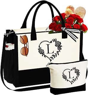 Image of Personalized Monogram Tote Bag by the company YOOLIFE Living.