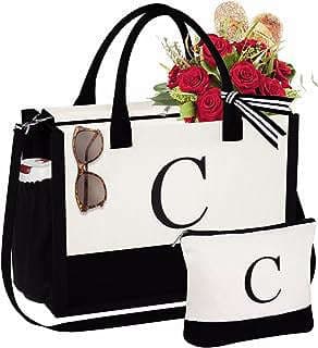 Image of Personalized Tote & Makeup Bag by the company YOOLIFE Living.