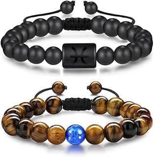 Image of Natural Stone Zodiac Bracelets by the company Yoosteel Direct.