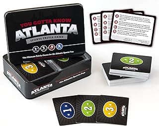 Image of Atlanta Sports Trivia Game by the company You Gotta Know Games.