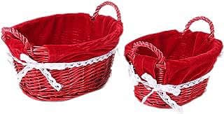 Image of Oval Wicker Storage Baskets by the company YRMTKIHE.