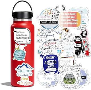 Image of French Inspirational Quote Stickers by the company Zatous.