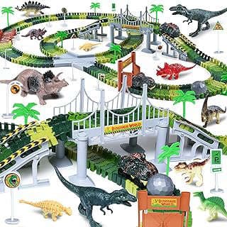 Image of Dinosaur Race Track Playset by the company ZC_Toy Store.