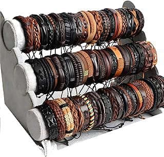 Image of Adjustable Leather Bracelets Mix by the company zhanwangdag.