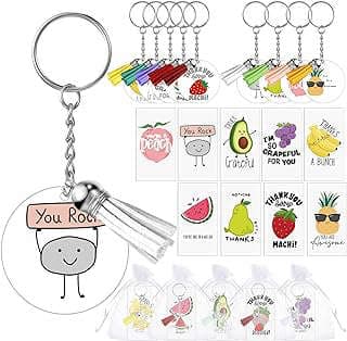 Image of Acrylic Fruit Pun Keychains by the company Zinfun.