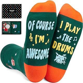 Image of Drumline Music Themed Socks by the company ZMART.