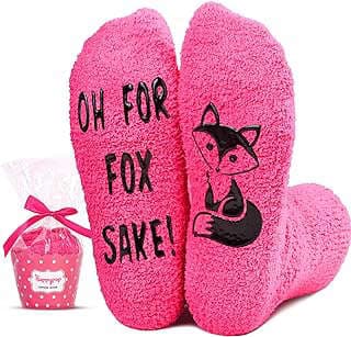 Image of Fox Themed Novelty Socks by the company ZMART.