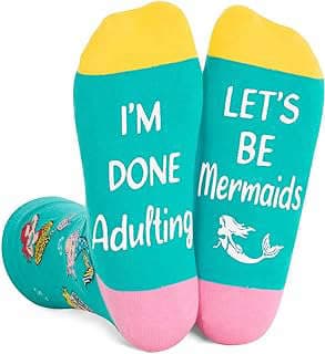 Image of Funny Mermaid Themed Socks by the company ZMART.