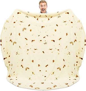 Image of Giant Tortilla Flannel Blanket by the company Zulay Deals.