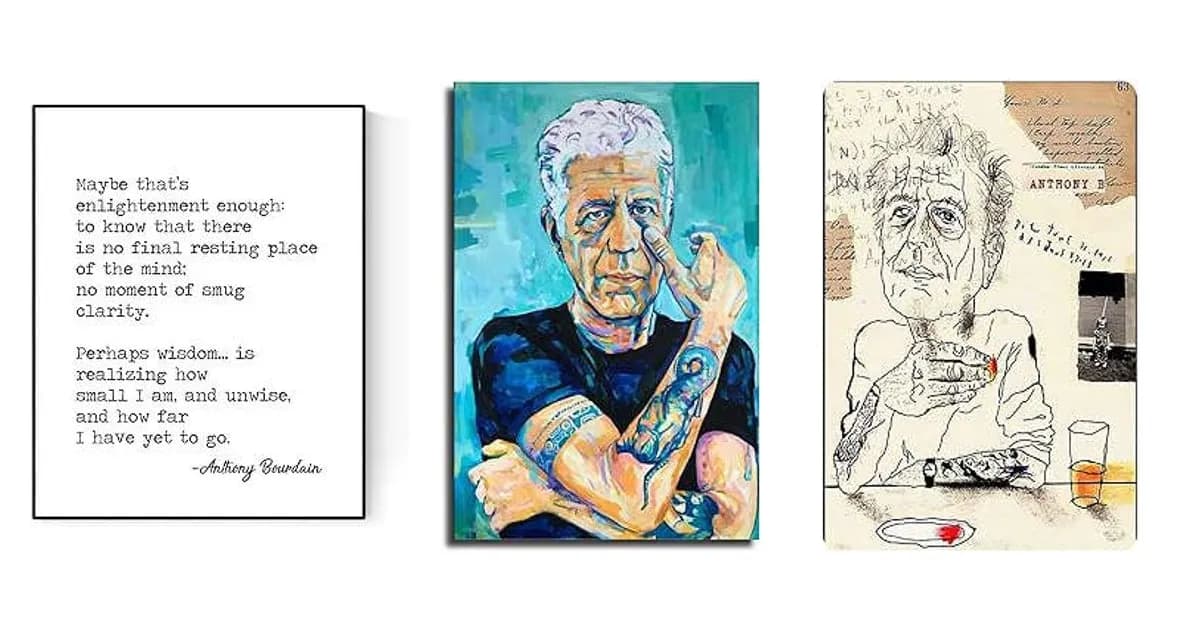 Image that represents the product page Anthony Bourdain Gifts inside the category books.