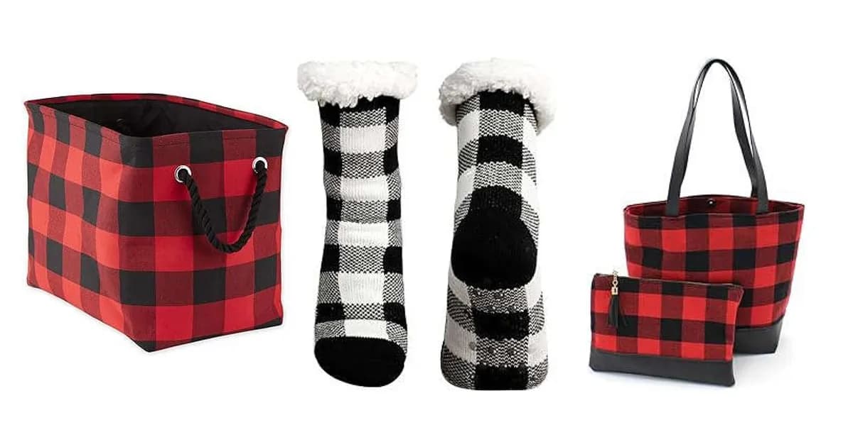 Image that represents the product page Buffalo Plaid Gifts inside the category fashion.