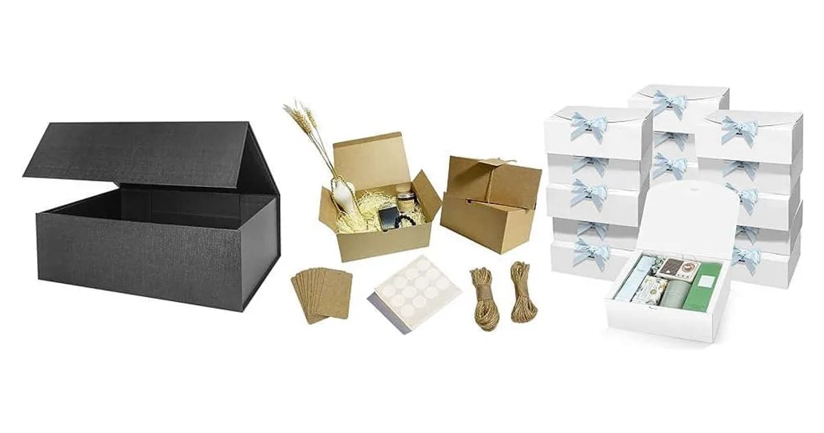 Imagen que representa la página del producto Cajas De Cartón Decoradas Para Regalos dentro de la categoría celebraciones.